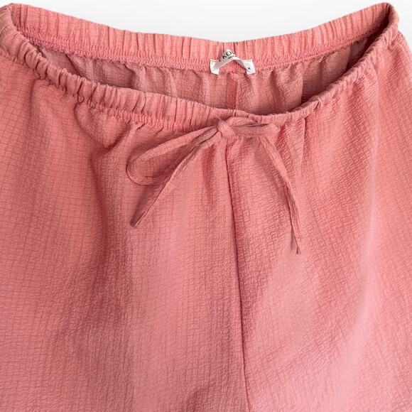 Ekouaer Ladies Button Down Long Sleeve Pajama Set with Matching Shorts | M 131 - Picture 4 of 5